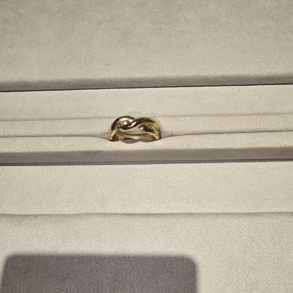 Gold Twisted Ring - image 3